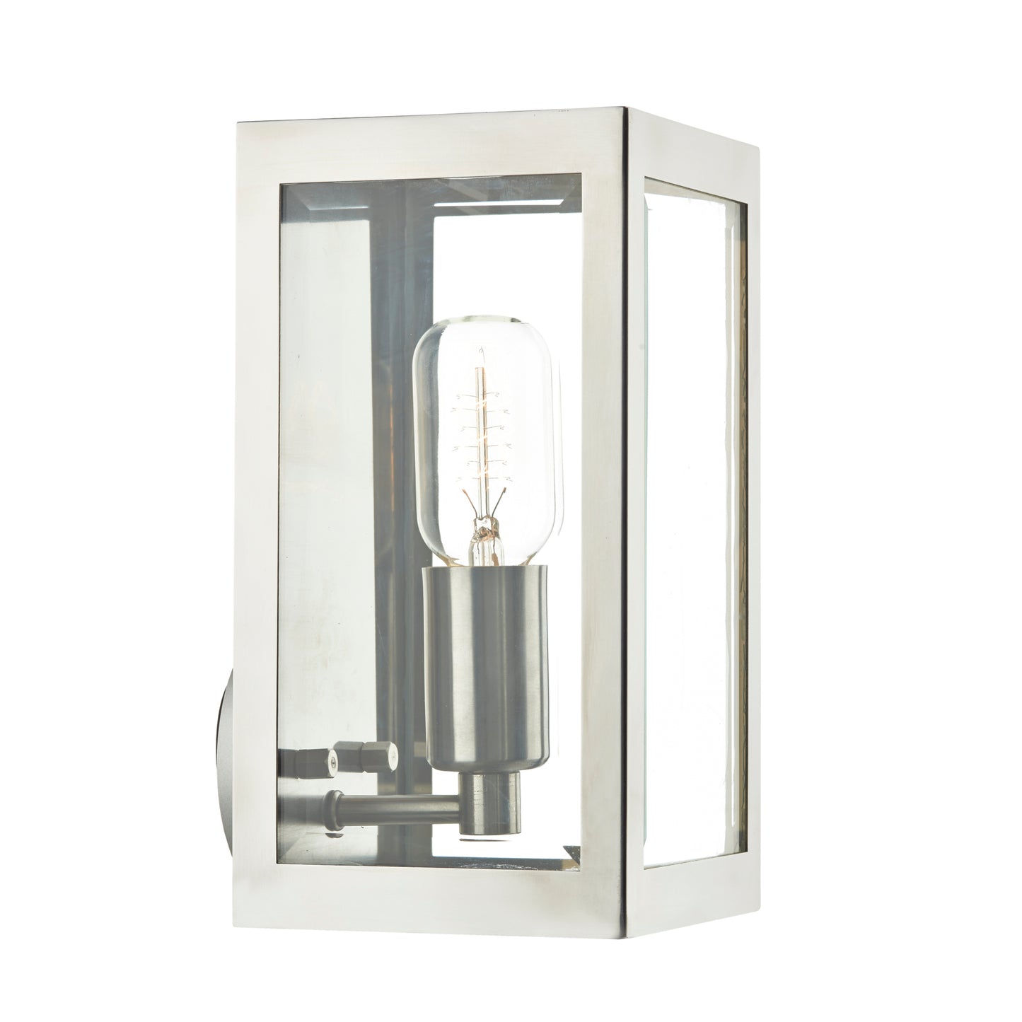 Era Clear Glass Wall Bracket with Bevelled Edge Glass
