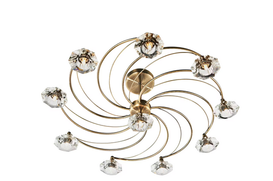 Luther 10-Light Flush Mount