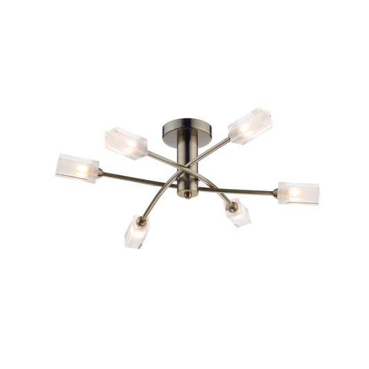 Morgan 6-Light Flush Mount