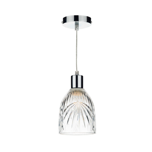 Motif Clear Glass Pendant