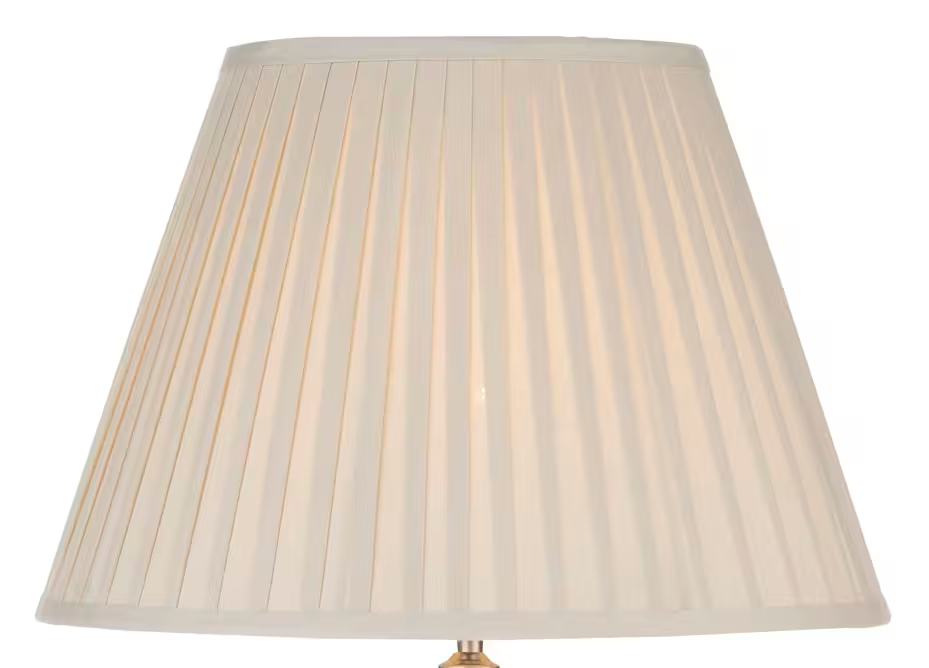 43cm Cotton Tapered Drum Shade Taupe