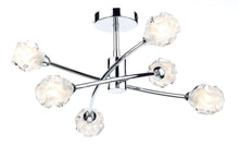 Seattle 6-Light Semi Flush