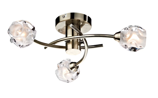 Seattle 3-Light Semi Flush