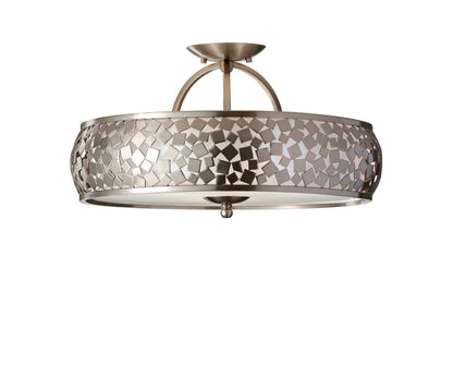 Elstead Zara Semi-Flush Ceiling Light