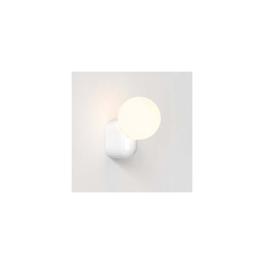Lyra Wall Single Light in Gloss Glaze White