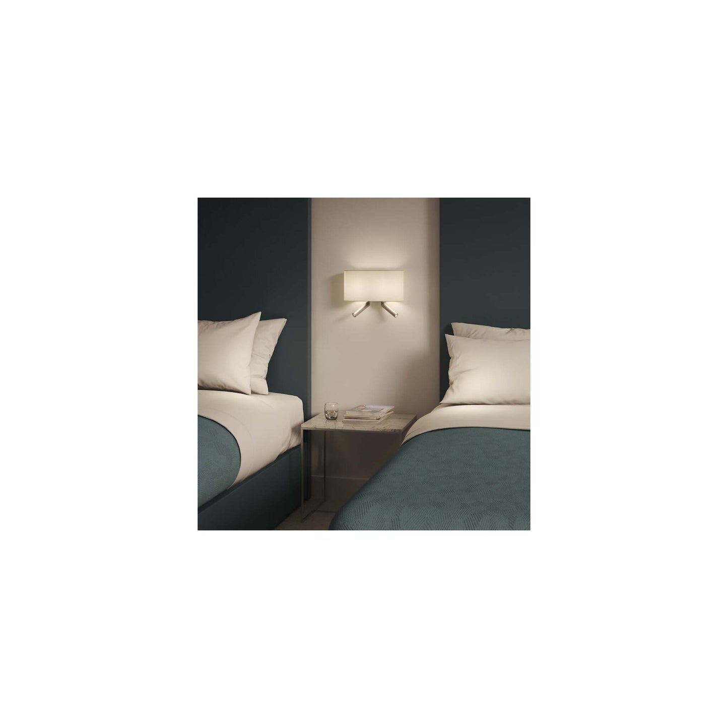 Venn Reader Twin Wall Light