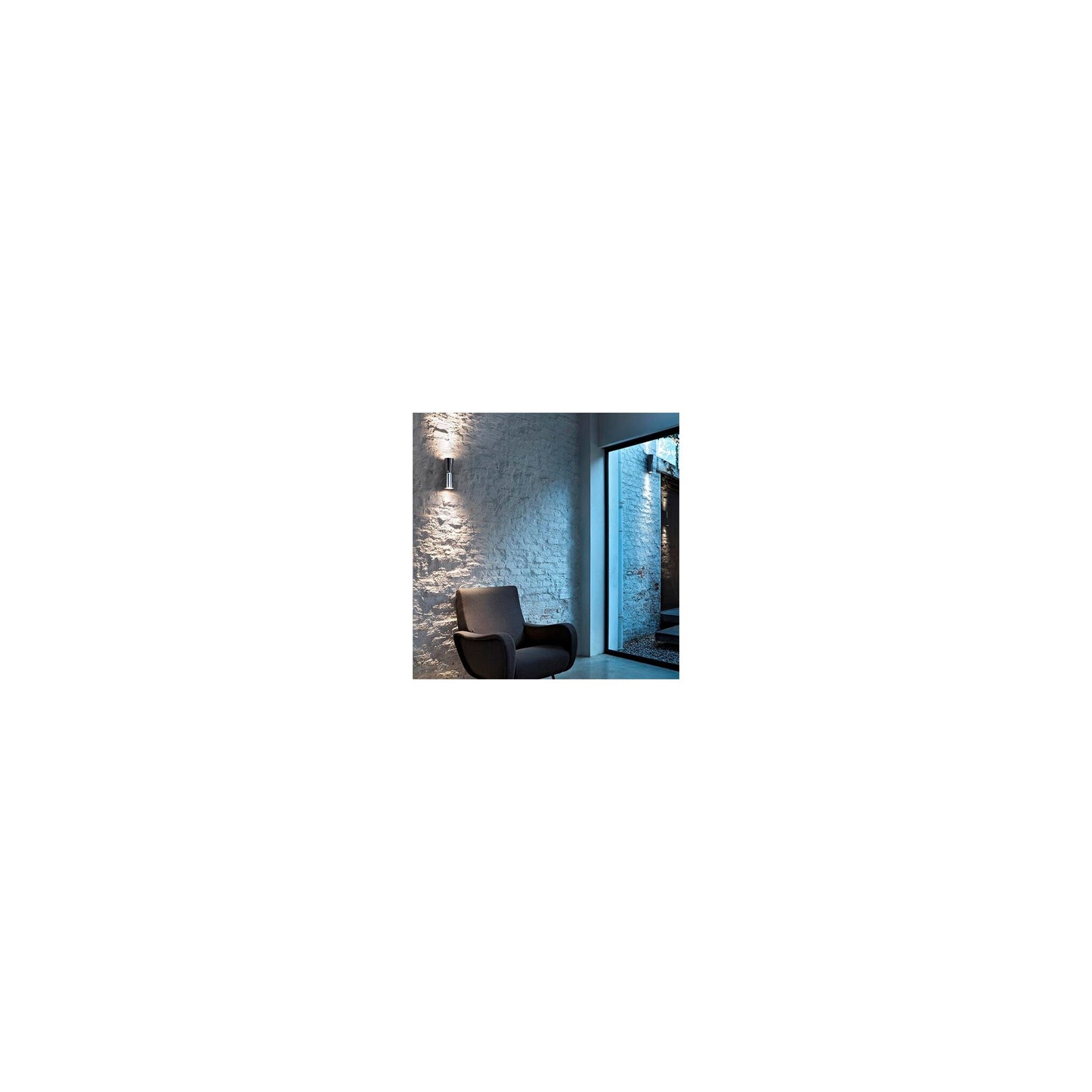 Clessidira 40Â° LED Direct or Indirect Wall Washer Aluminium