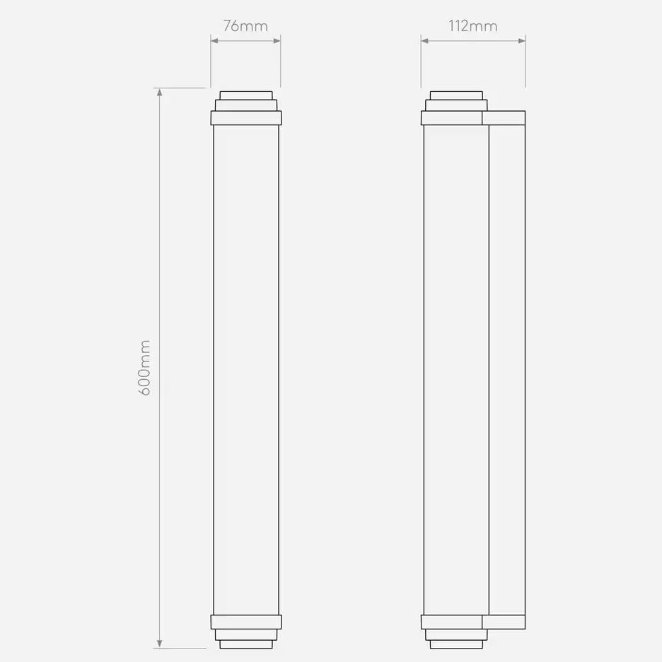 Burlington 600 Phase Bathroom Wall Light