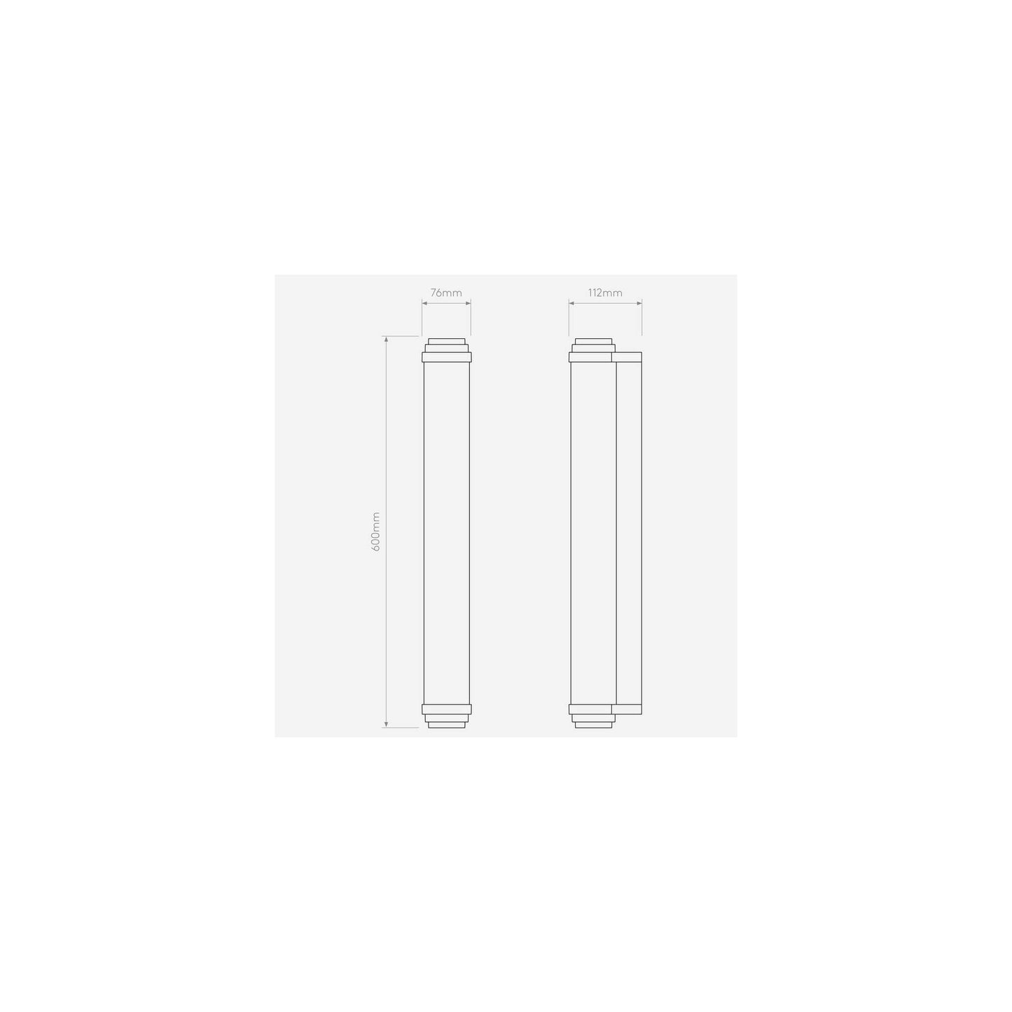 Burlington 600 Phase Bathroom Wall Light