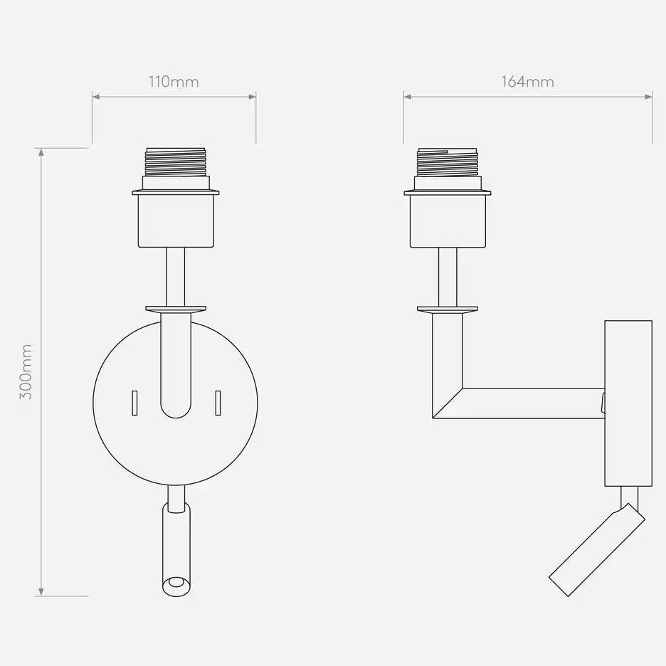 Club Reader Wall Light