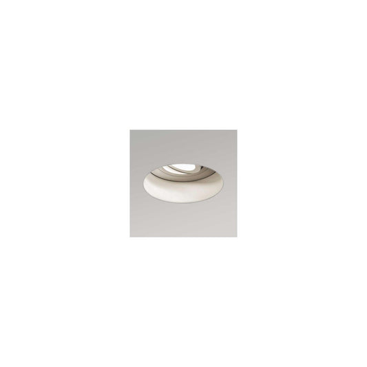 Trimless Round Adjustable Fire Rated White Recessed Downlight