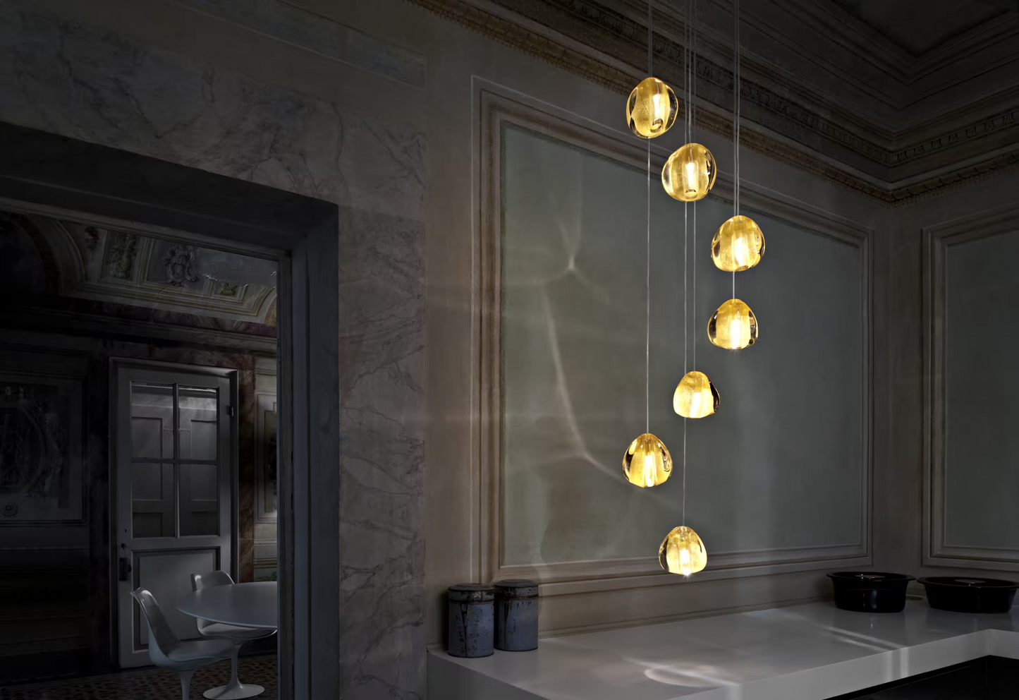 Mizu 7-Light LED Pendant