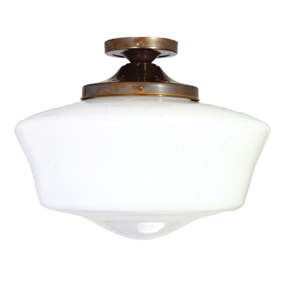 Mullan Lighting Schoolhouse Semi-Flush Ceiling Light