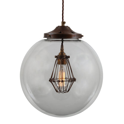 Mullan Lighting Robyn Globe Cage Pendant