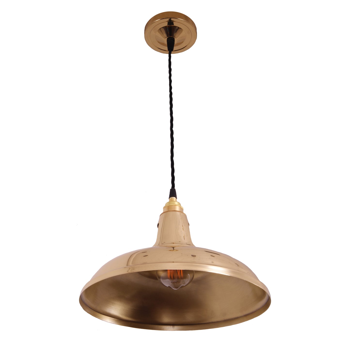 Geneva Industrial Brass Pendant
