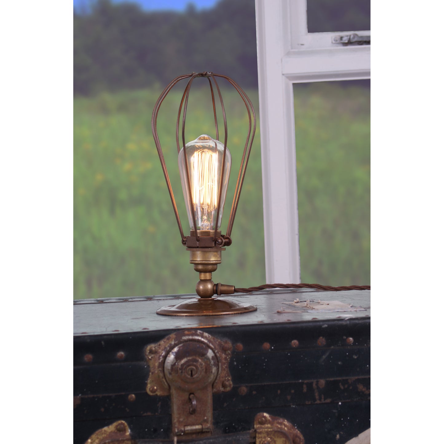 Vox Vintage Cage Table Lamp