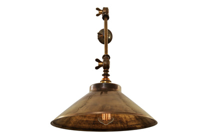Mullan Lighting Rio Adjustable Industrial Wall Light