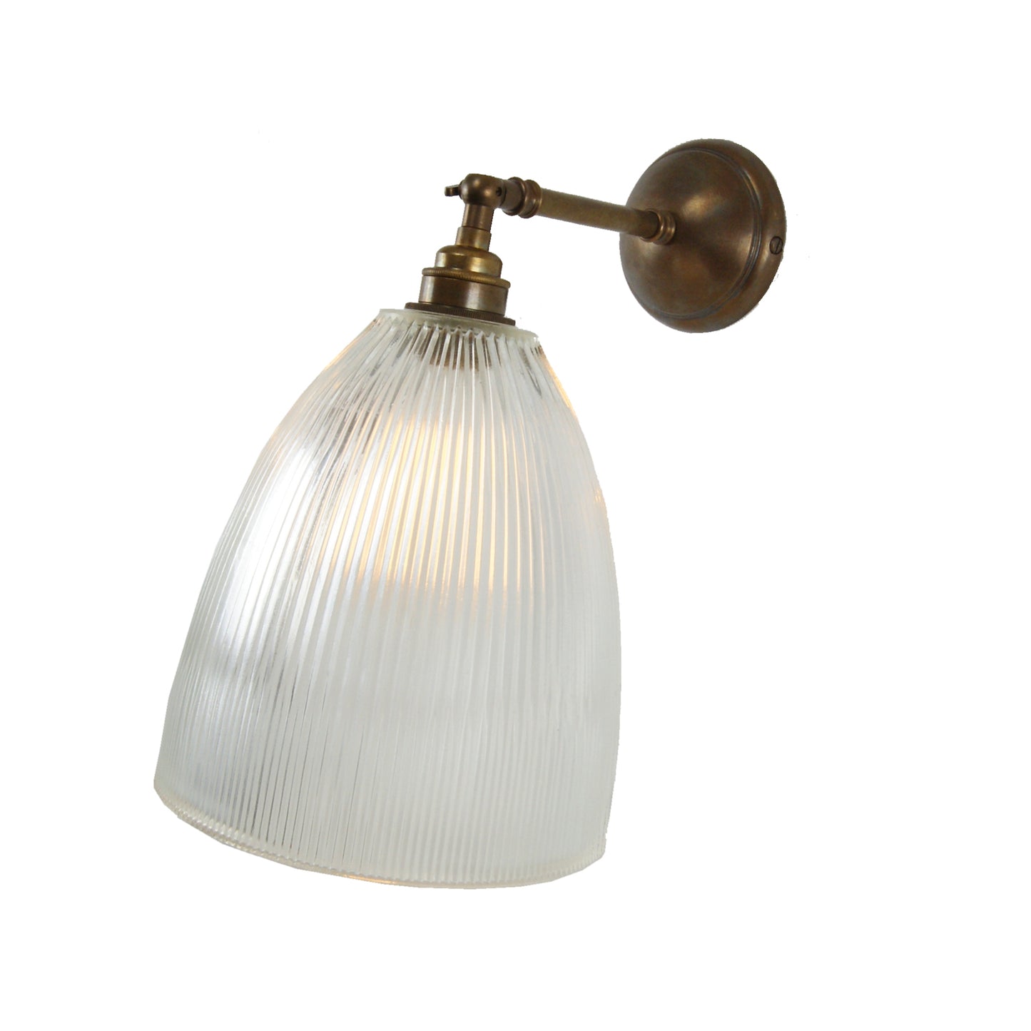 Hale Prismatic Railway Glass Wall Light