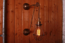 Mullan Lighting Apoch Pulley Cage Wall Light