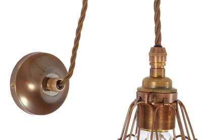 Mullan Lighting Apoch Pulley Cage Wall Light