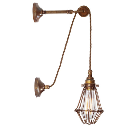 Mullan Lighting Apoch Pulley Cage Wall Light