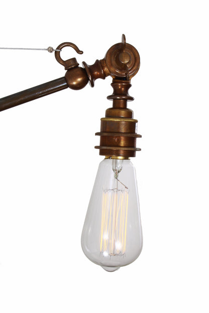 Mullan Lighting Manick Industrial Swing Arm Wall Light