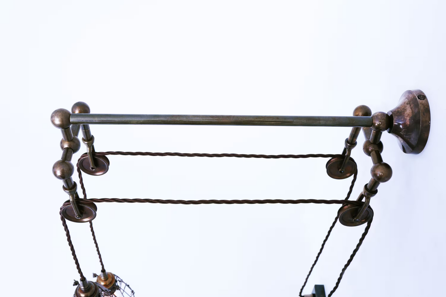 Maxum Double Pulley Wall Light