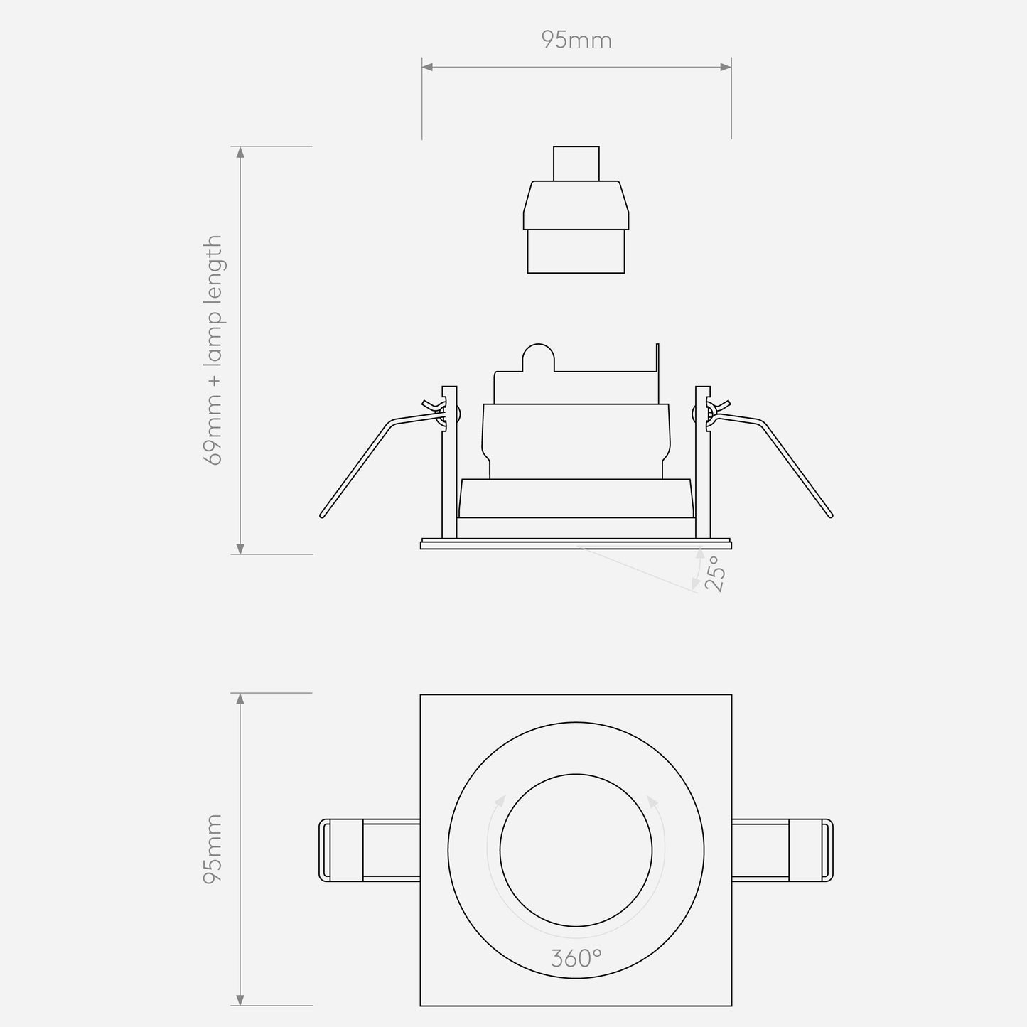 Astro Pinhole Adjustable Recessed Downlight