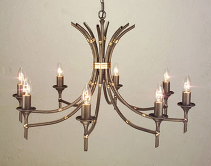 Bamboo 8-Light Chandelier