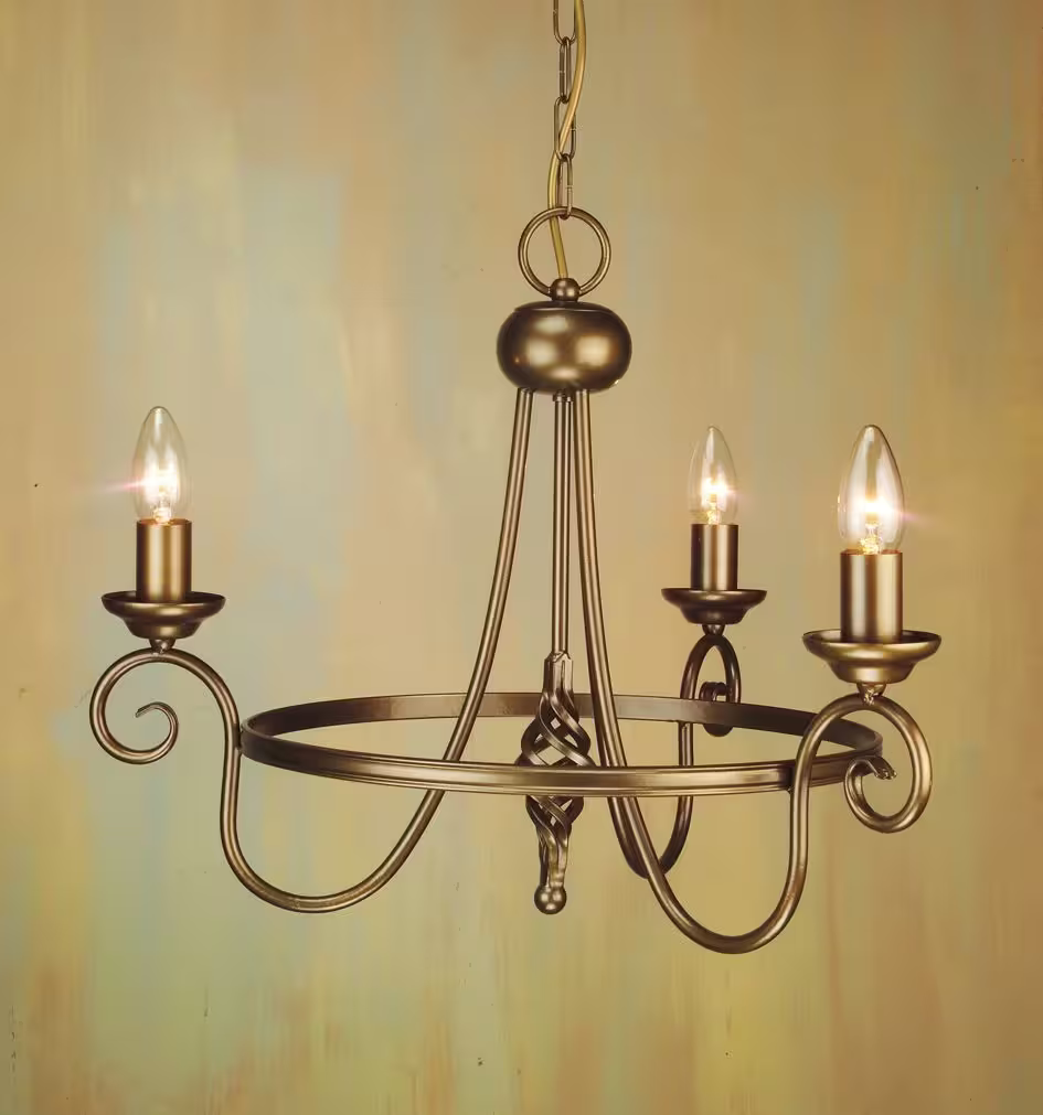 Harlech 3-Light Chandelier