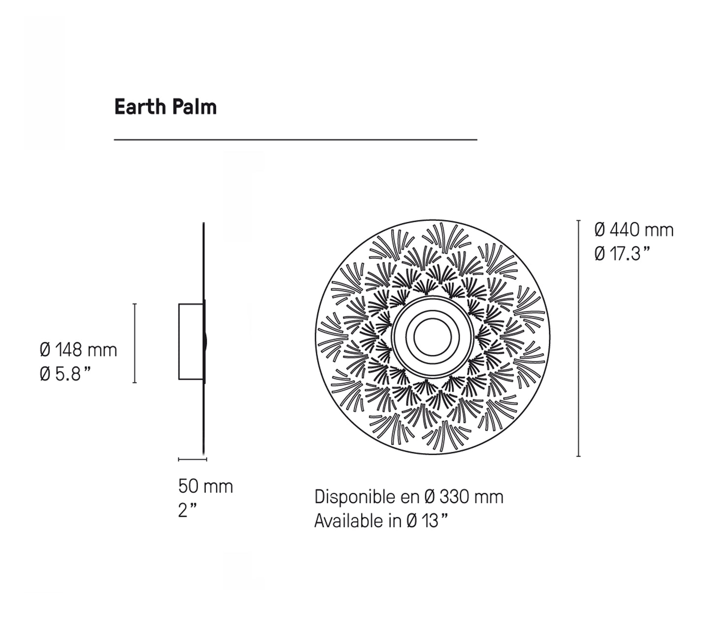 CVL Luminaires Earth Decorative Wall Light