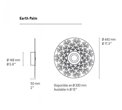 CVL Luminaires Earth Decorative Wall Light