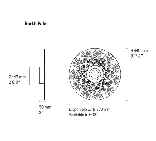 CVL Luminaires Earth Decorative Wall Light