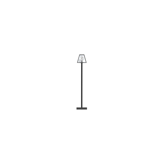 Contemporary lamp post in galvanised steel 1.8m