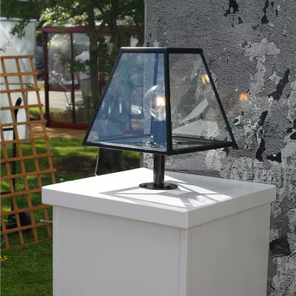 Contemporary Pier Light In Galvanised Steel 0.53M