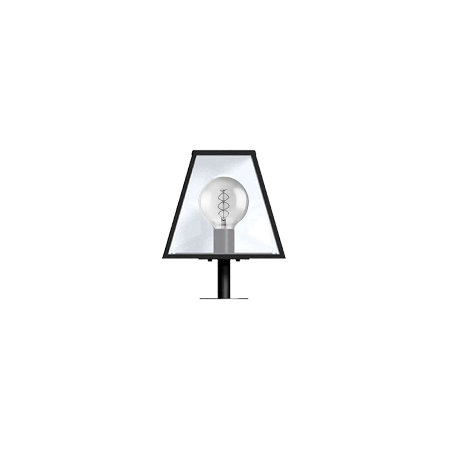 Contemporary pier light in galvanised steel 0.38m