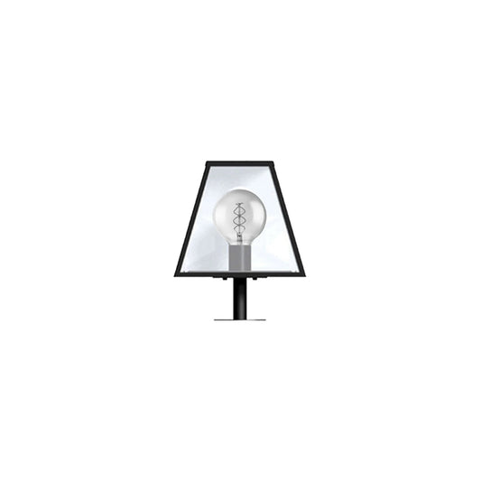 Contemporary pier light in galvanised steel 0.38m