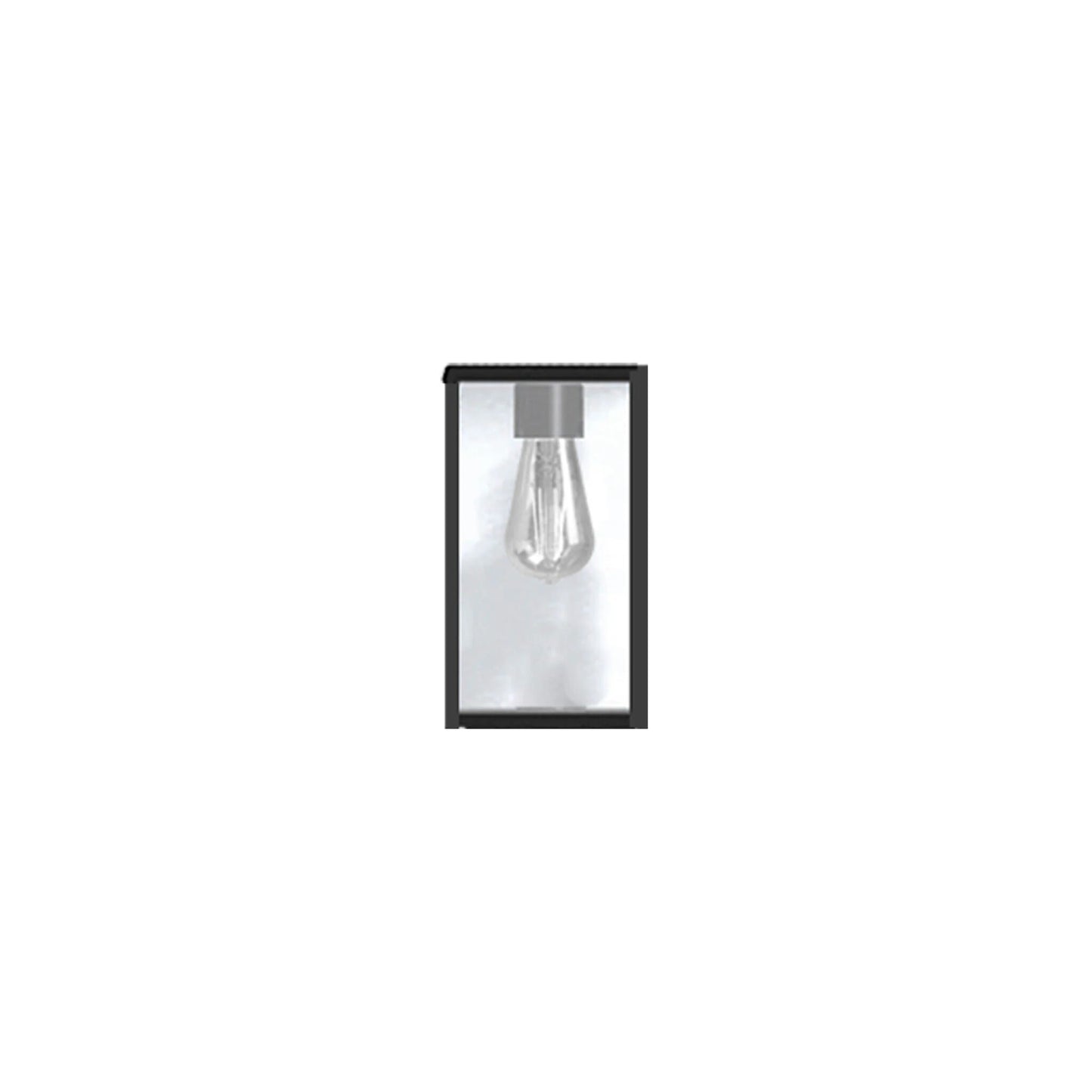 Contemporary flushed wall light 0.29m