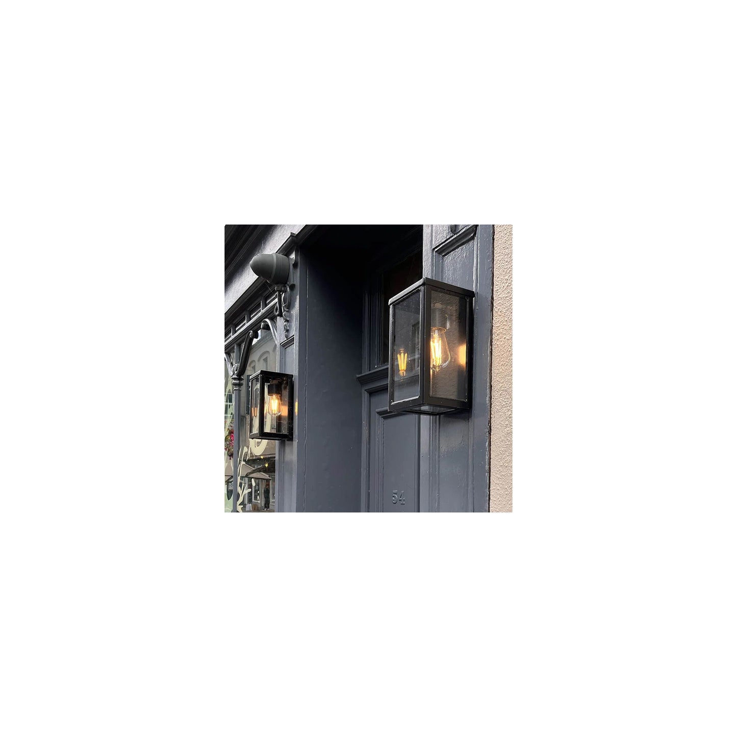 Contemporary flushed wall light 0.29m