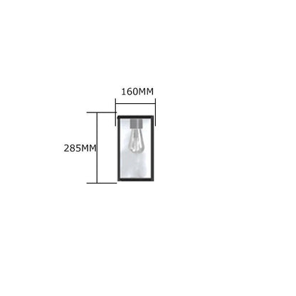 Harte Lantern Outdoor Wall Light