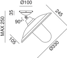Barchessa Outdoor Ceiling Light