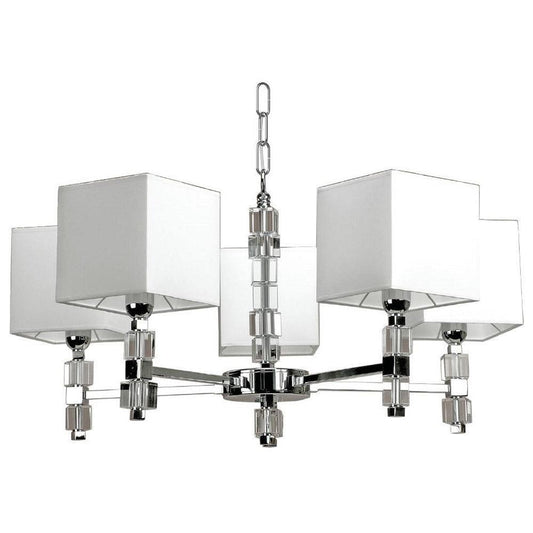 Blocks Five-Light Chandelier