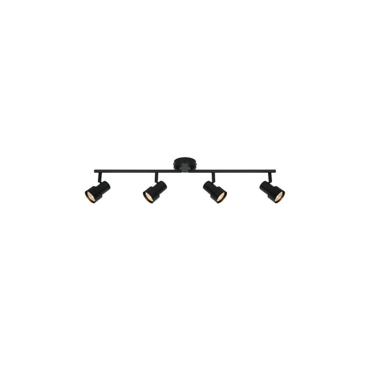 Boston 4-Rail Ceiling Light in Black