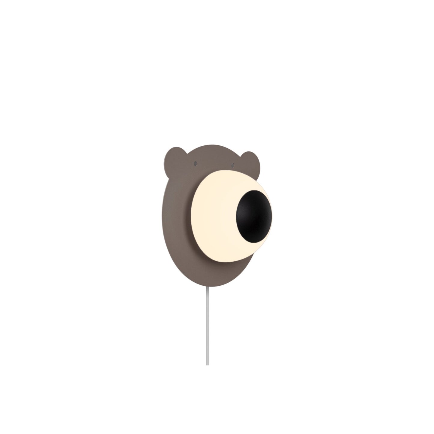Bruna Bear Wall Light in Brown