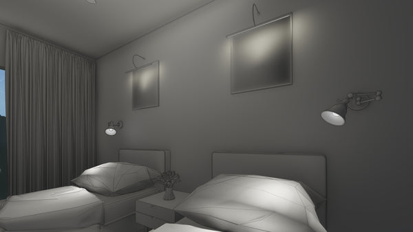Coastal shared bedroom