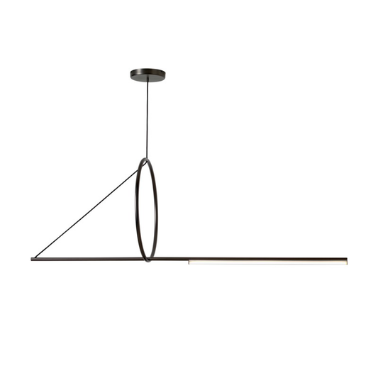 Cercle & Trait LED Pendant with Polycarbonate Diffuser