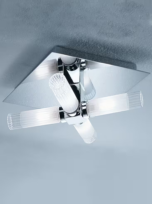 240mm Square Flush Mount IP44 in Chrome