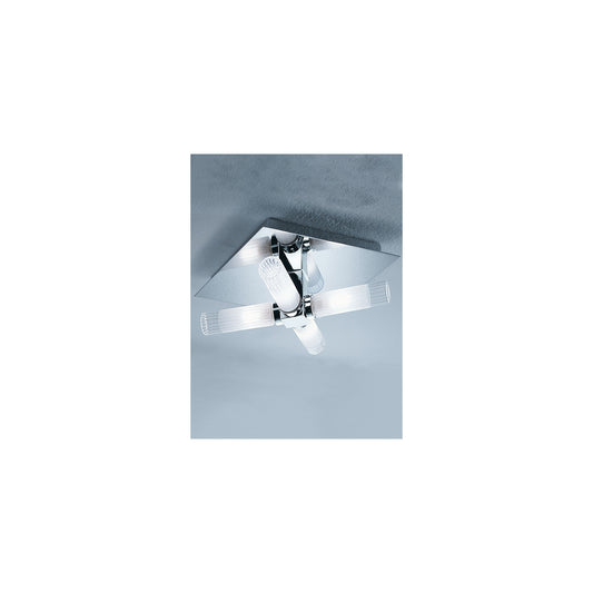 240mm Square Flush Mount IP44 in Chrome