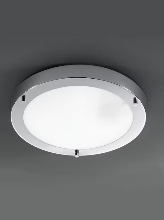 310mm Circular Flush Mount IP44 in Chrome
