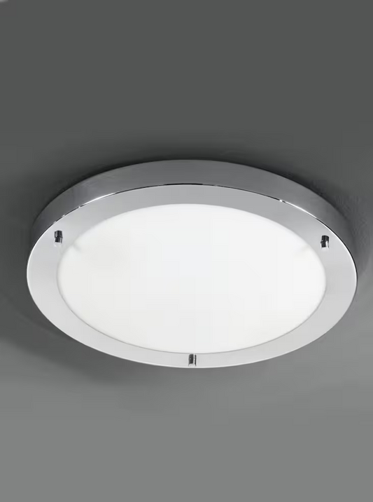 410mm Circular Flush Mount IP44 in Chrome